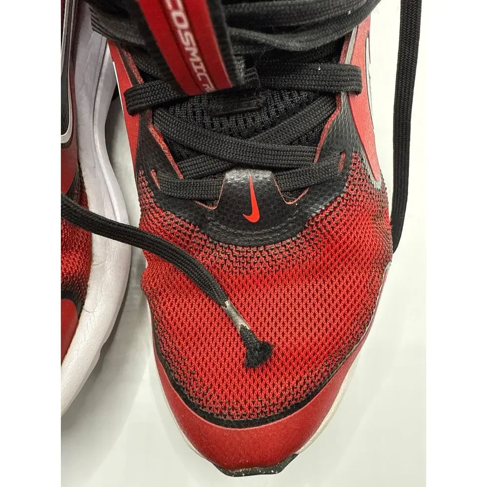 Nike Cosmic Runner Big Kid GS Youth Shoes 4Y Red White Black Lightweight Running
